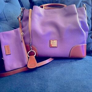 Dooney & Bourke Purple Satchel